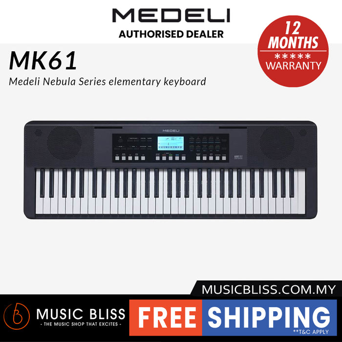 Medeli MK61 61-Keys Educational Series Portable Keyboard