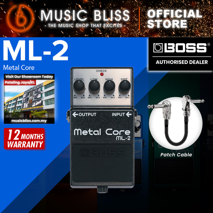 Boss ML-2 Metal Core Guitar Effects Pedal