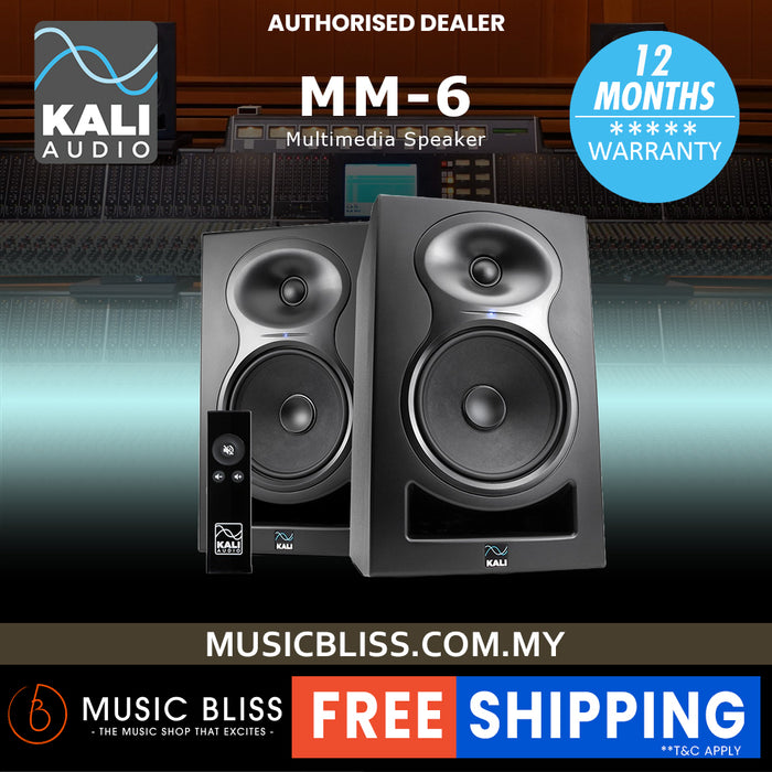 Kali Audio MM-6 6" Multimedia Bookshelf Speaker - Pair