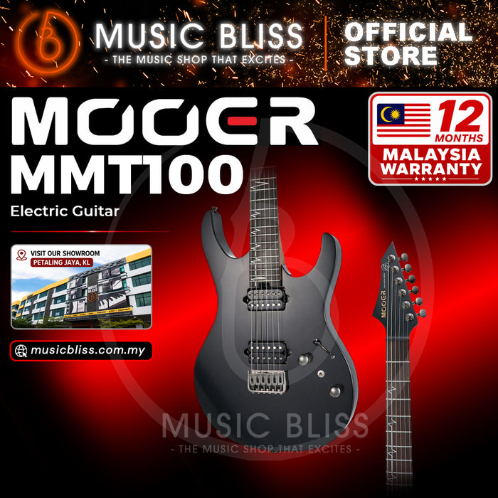 Mooer MMT100 Pearl Black Electric Guitar