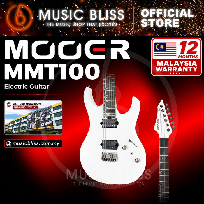 Mooer MMT100 Pearl White Electric Guitar