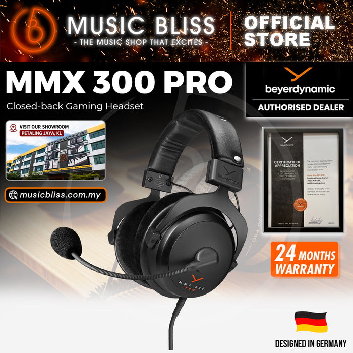 Beyerdynamic MMX 300 PRO Gaming Headset with Stellar.45 Driver and Condenser Microphone – Wired Gaming Headset