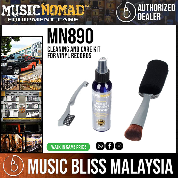 Music Nomad MN890 Vinyl Record Cleaning & Care Kit - Music Bliss Malaysia