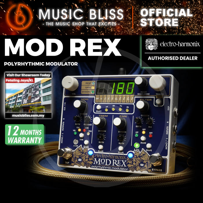 Electro Harmonix Mod Rex Polyrhythmic Modulator Pedal