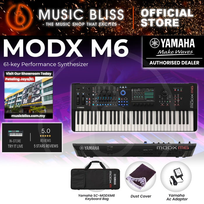 Yamaha MODX M6 Semi-weighted Key Synthesizer