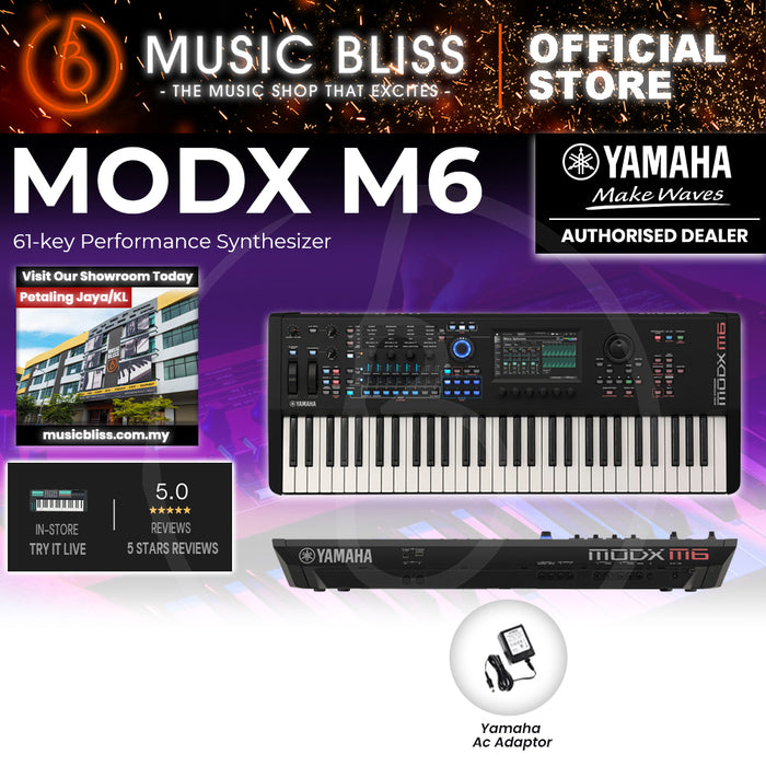 Yamaha MODX M6 Semi-weighted Key Synthesizer