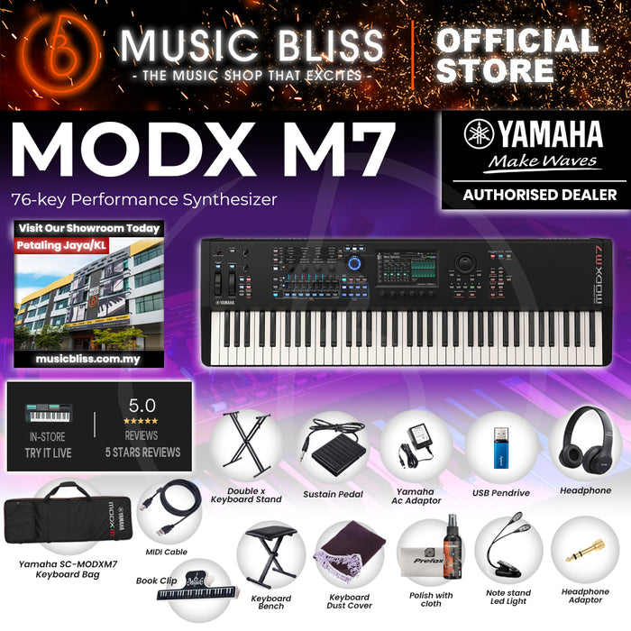 Yamaha MODX M7 Semi-weighted Key Synthesizer