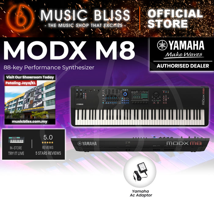 Yamaha MODX M8 88 GHS-weighted Key Synthesizer