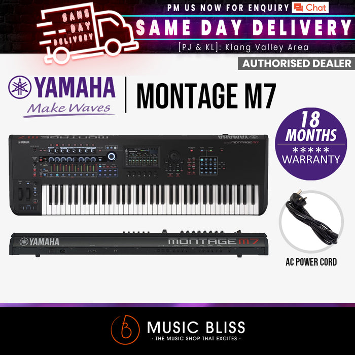 Yamaha Montage M7 76-key Synthesizer - Music Bliss Malaysia