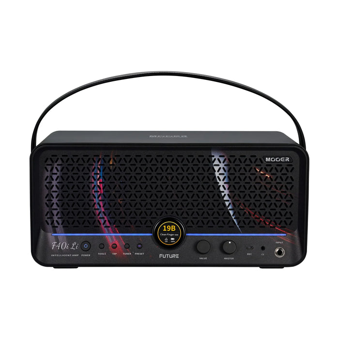 Mooer F40i AI Intelligent Amp with Lithium Battery - Black Stellar