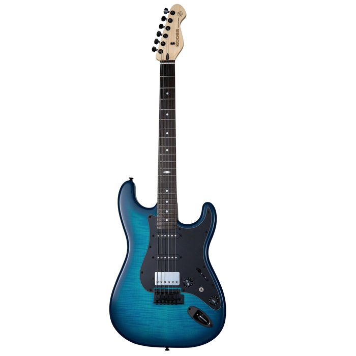 Mooer MSC31 Pro Blue Burst Electric Guitar