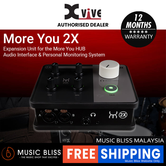 Xvive More You 2X Expansion Unit for the More You HUB Audio Interface & Personal Monitoring System