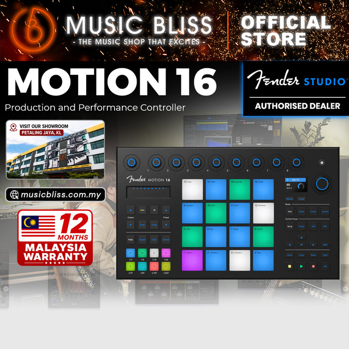 Fender Studio Motion 16 Production and Performance Controller