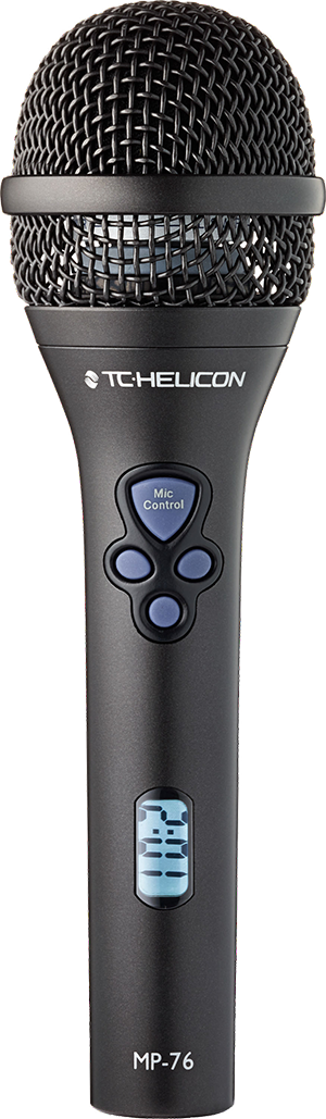 TC-Helicon MP-76 4-Button Control Dynamic Microphone - Music Bliss Malaysia
