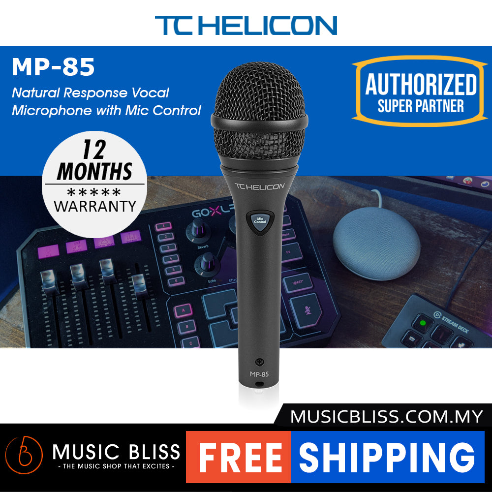TC Helicon Vocal Dynamic Microphone
