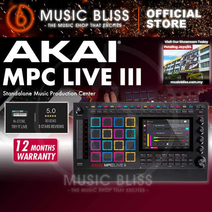 Akai Professional MPC Live III Standalone Music Production Center