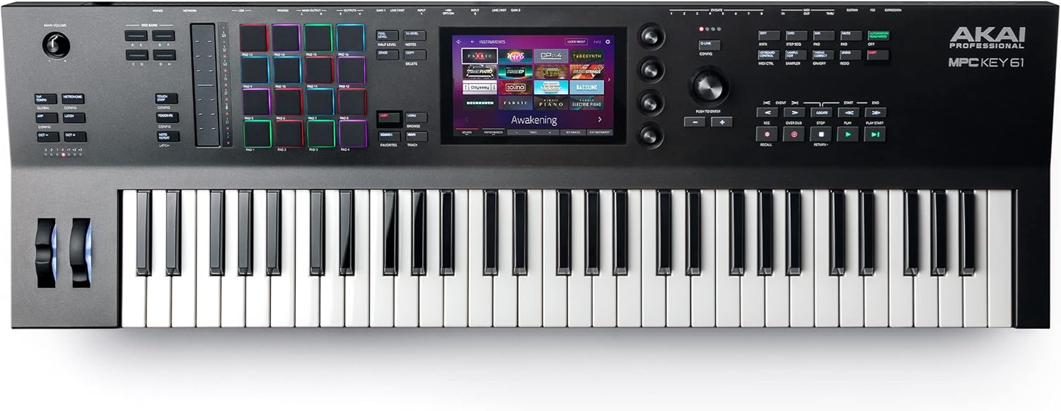 Sampler Key Akai Professional MPC Key 61 Standalone Sampler and Sequencer | Music ...