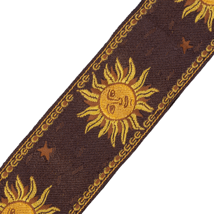 Levy's MPJG '60s Sun Polyester Guitar Strap - Brown