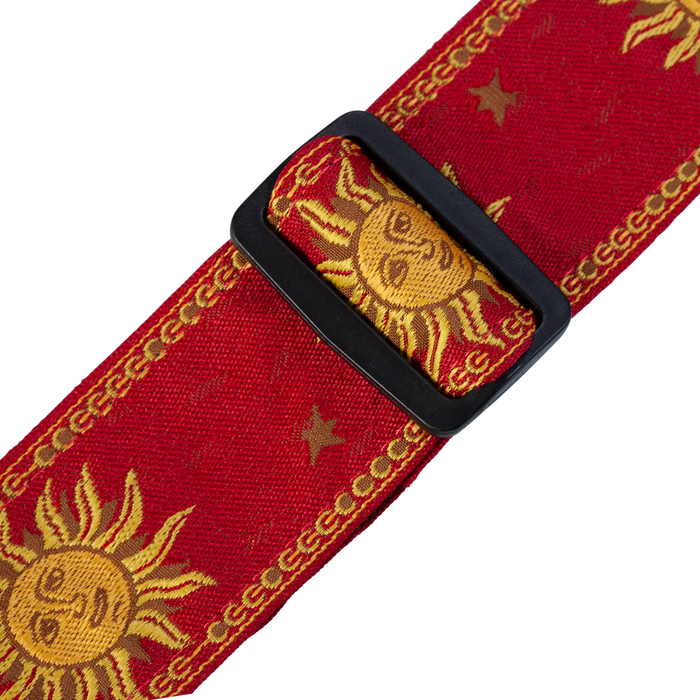 Levy's MPJG '60s Sun Polyester Guitar Strap - Red