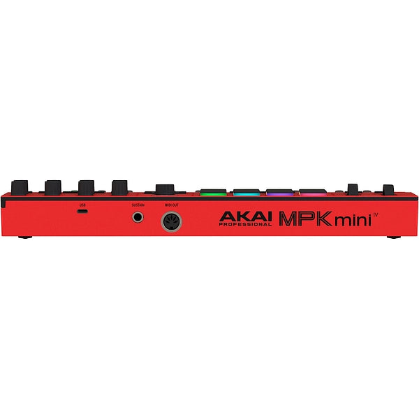 Akai Professional MPK Mini IV MIDI Keyboard Controller - Red