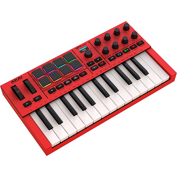 Akai Professional MPK Mini IV MIDI Keyboard Controller - Red