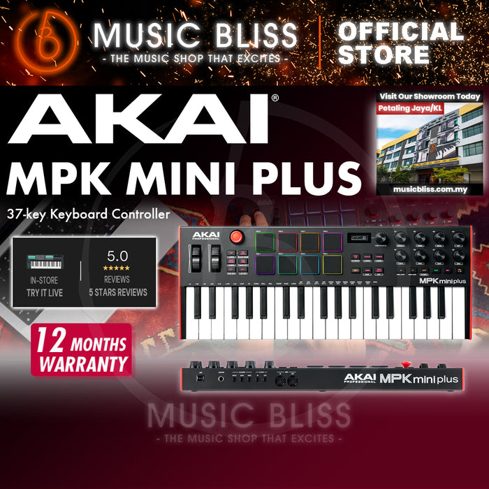 Akai Professional MPK Mini Plus 37-key MIDI Controller Keyboard