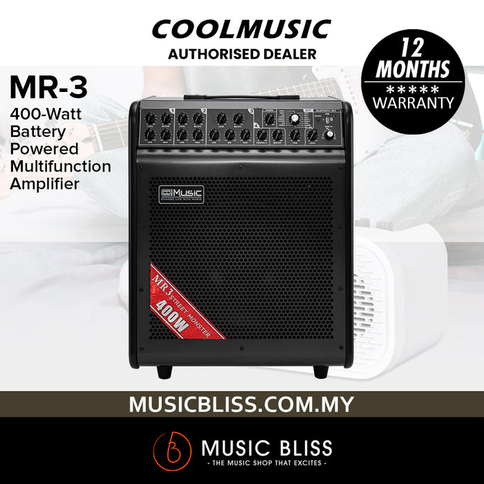 Cool Music MR-3 400-Watt Battery Powered Multifunction Amplifier