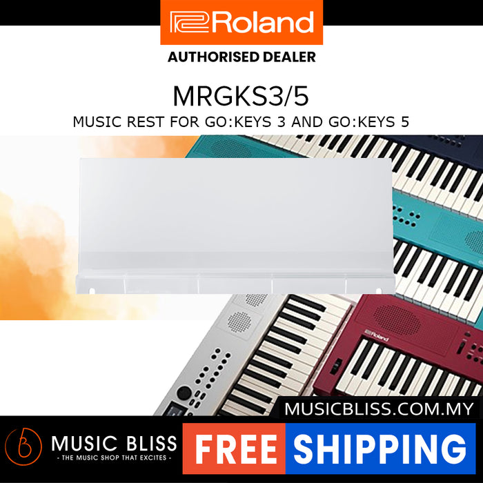 Roland MRGKS3/5 Music Rest/Music note stand for Roland GO:KEYS 3 and GO:KEYS 5 - Music Bliss Malaysia