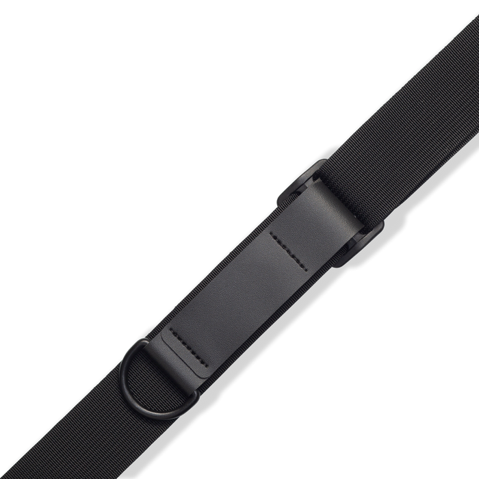 Levy's MRHP-BLK 2-inch Wide Polyester Right Height Guitar Strap - Black