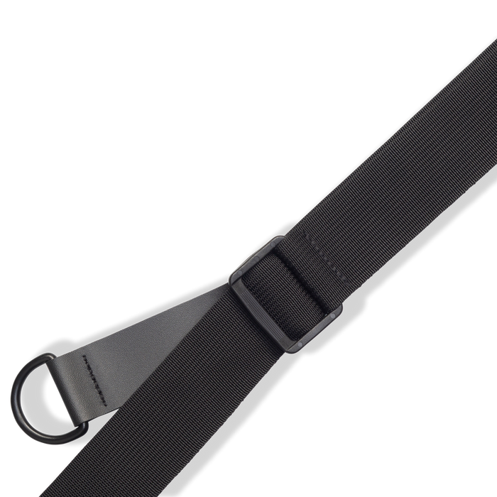 Levy's MRHP-BLK 2-inch Wide Polyester Right Height Guitar Strap - Black