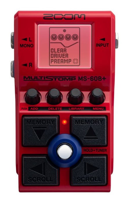 Zoom MS-60B+ Multistomp Bass Effects Pedal