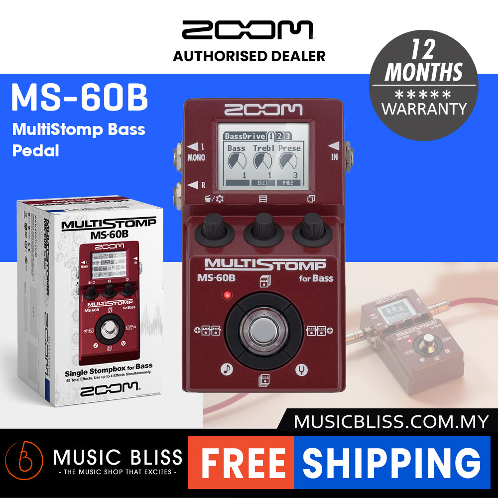 MULTI STOMP MS-60B for Bass 配信機器・PA機器・レコーディング機器