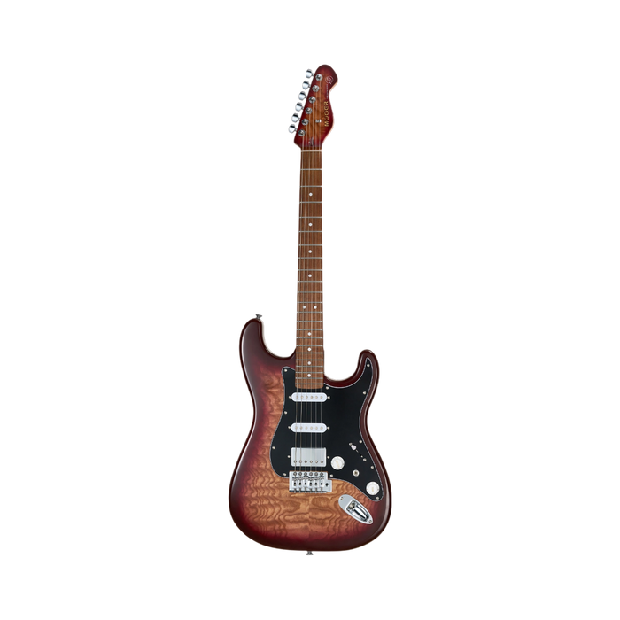 Mooer MSC20 Pro Amber Brown Electric Guitar