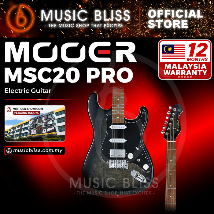 Mooer MSC20 Pro Black Burst Electric Guitar