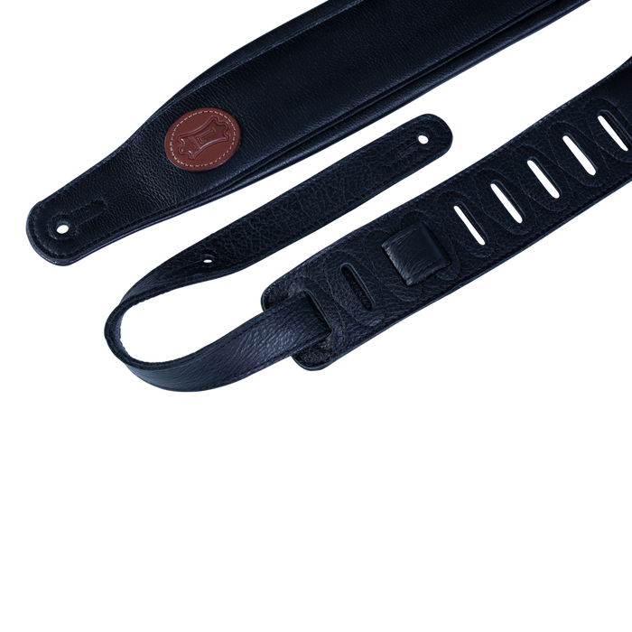 Levy's MSS2 Garment Leather Guitar Strap - Black