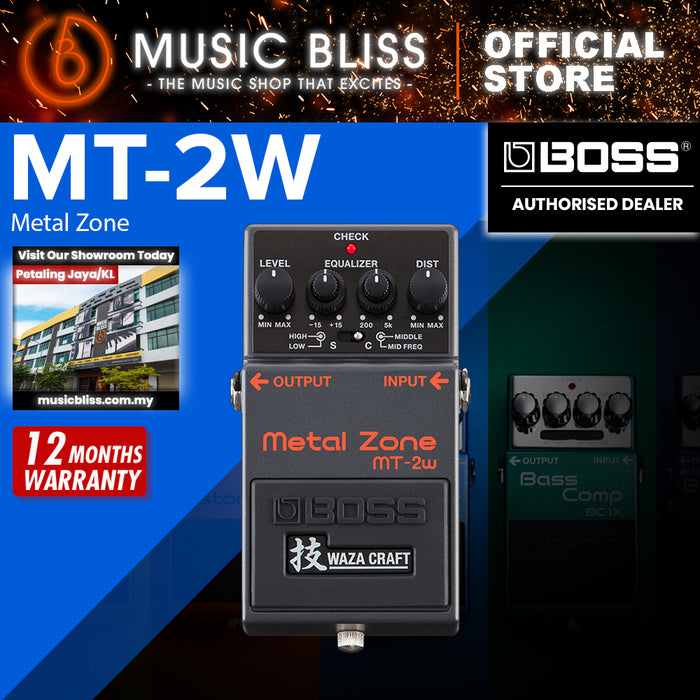 Boss MT-2W Waza Metal Zone Distortion Pedal
