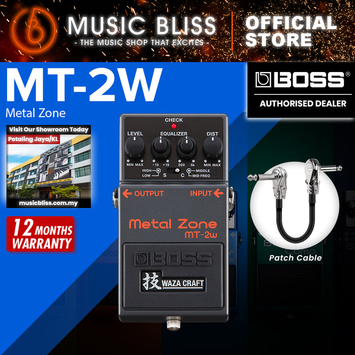 Boss MT-2W Waza Metal Zone Distortion Pedal