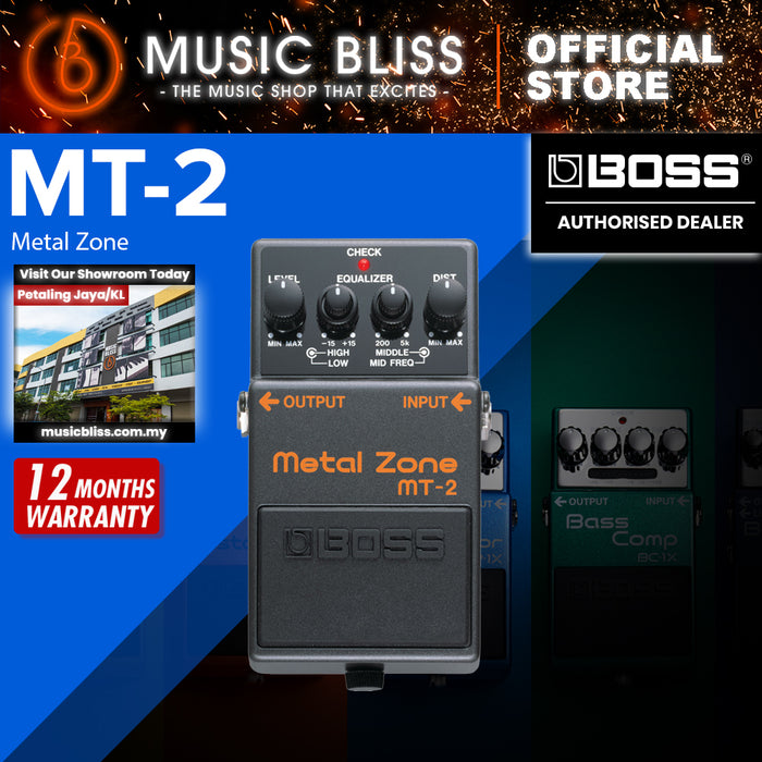 Boss MT-2 Metal Zone Guitar Effects Pedal