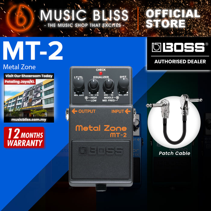 Boss MT-2 Metal Zone Guitar Effects Pedal