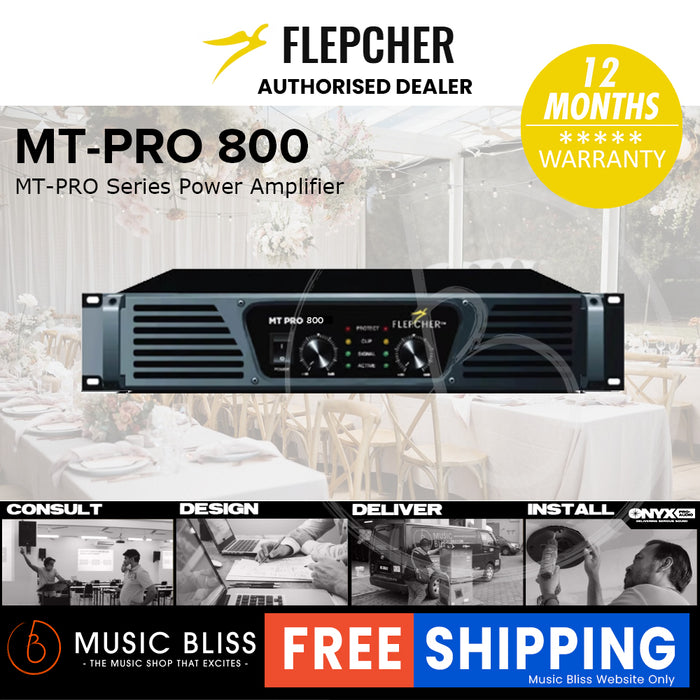 Flepcher MT-PRO 800 Power Amplifier