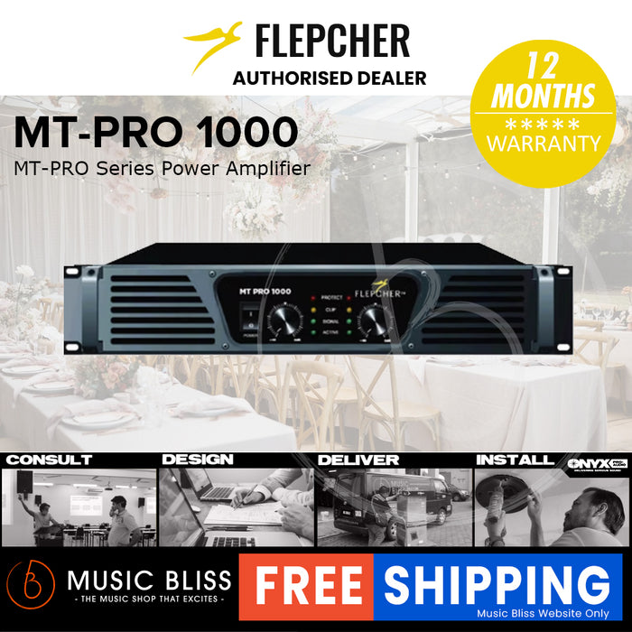 Flepcher MT-PRO 1000 Power Amplifier