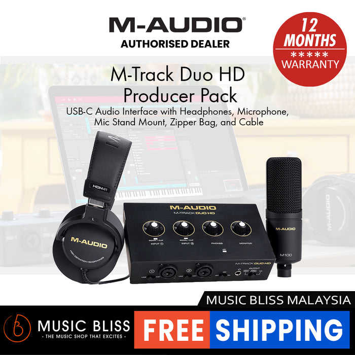 M-Audio M-Track Duo HD Producer Pack