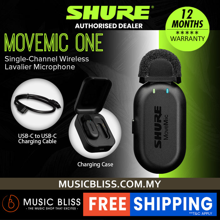 Shure MoveMic One Wireless Lavalier Microphone System