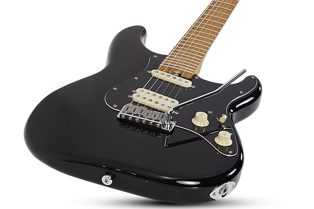 Schecter MV-6 Electric Guitar - Gloss Black