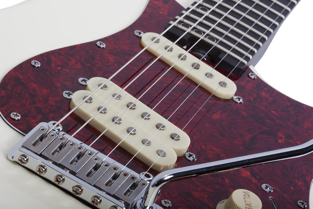 Schecter MV-6 Left-Handed Electric Guitar - Olympic White