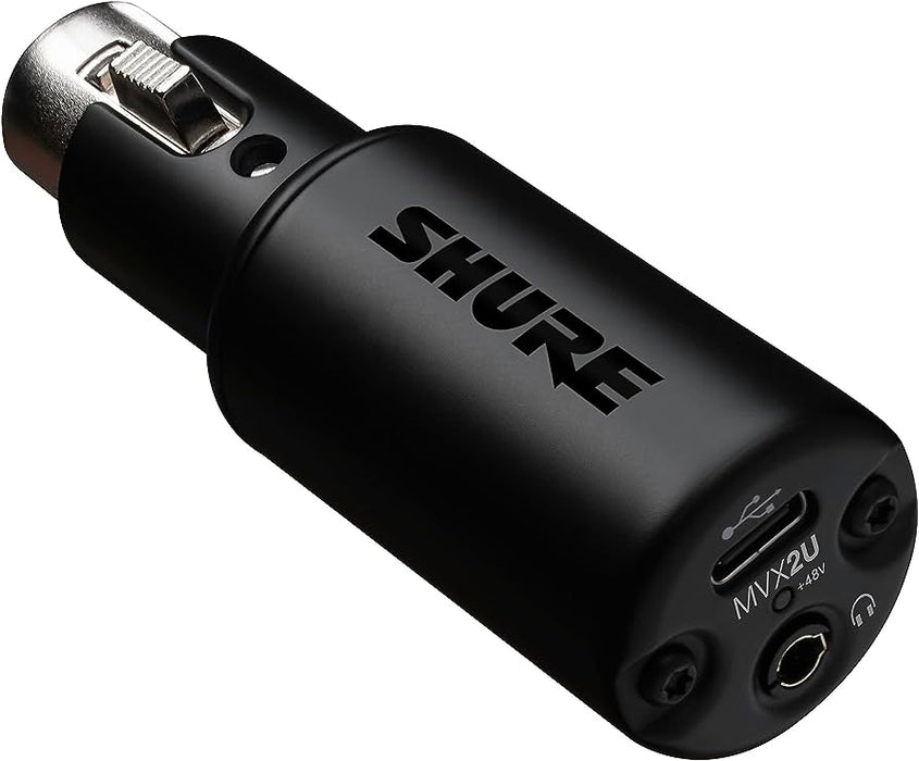 Shure MVX2u XLR to USB Audio Interface - Music Bliss Malaysia