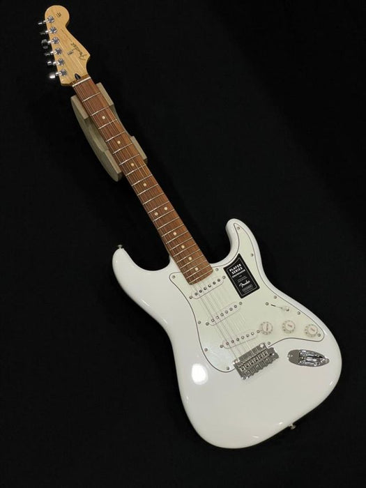 [MX22223081] Used Approved Fender Player Stratocaster Electric Guitar, Pau Ferro FB, Polar White