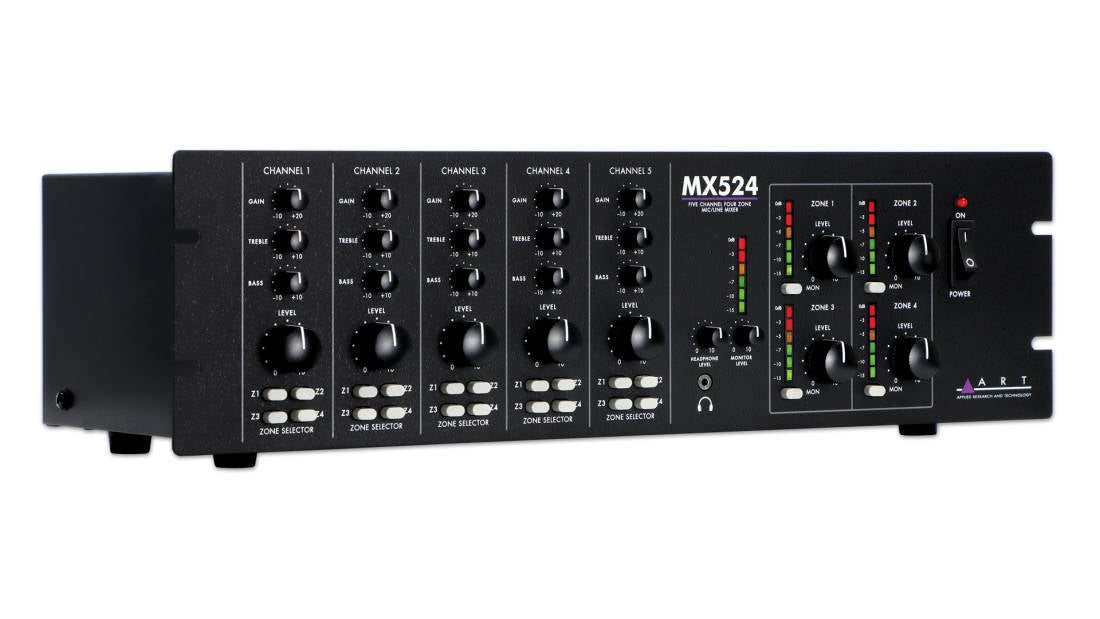 ART Pro Audio MX524 Stereo Zone Mixer