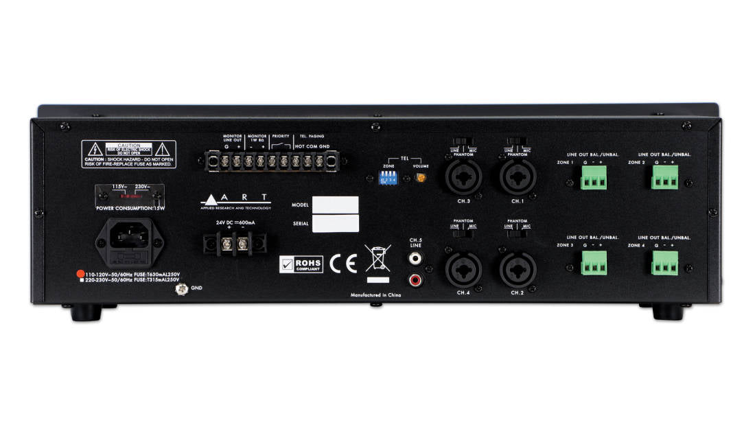 ART Pro Audio MX524 Stereo Zone Mixer