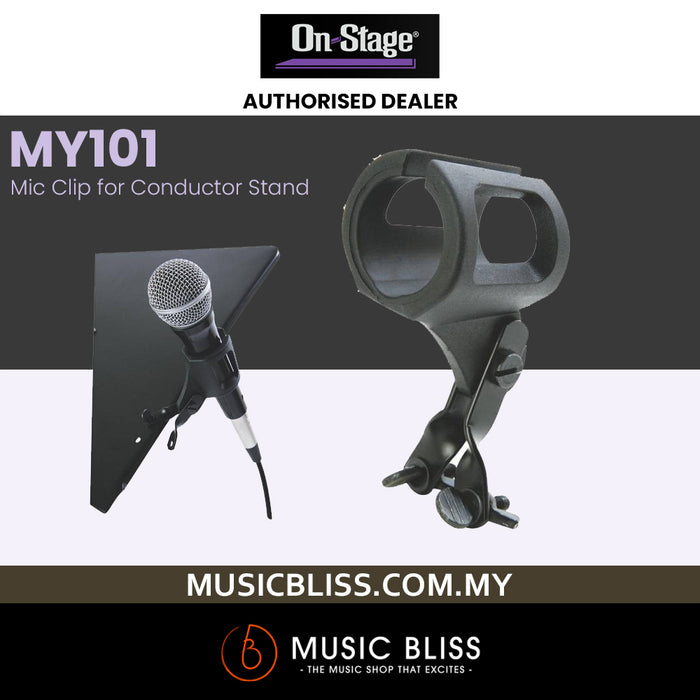 On-Stage MY101 Mic Clip for Conductor Stand